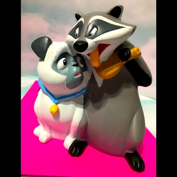 Disney Other - DISNEY POCAHONTAS VTG 90s Meeko & Percy Coin Bank
